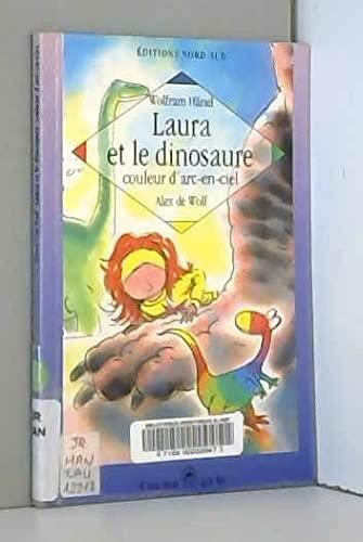 Laura et le dinosaure couleur d'arc en ciel
