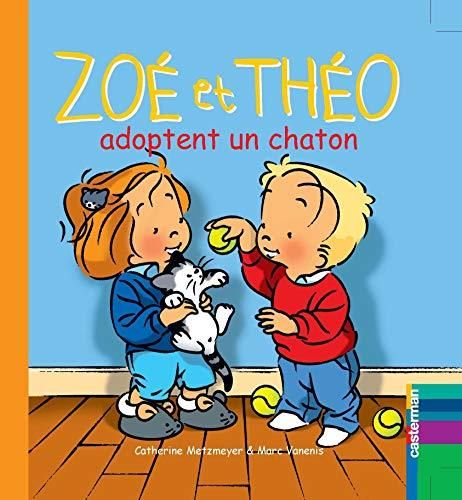 Zoe et theo adoptent un chaton